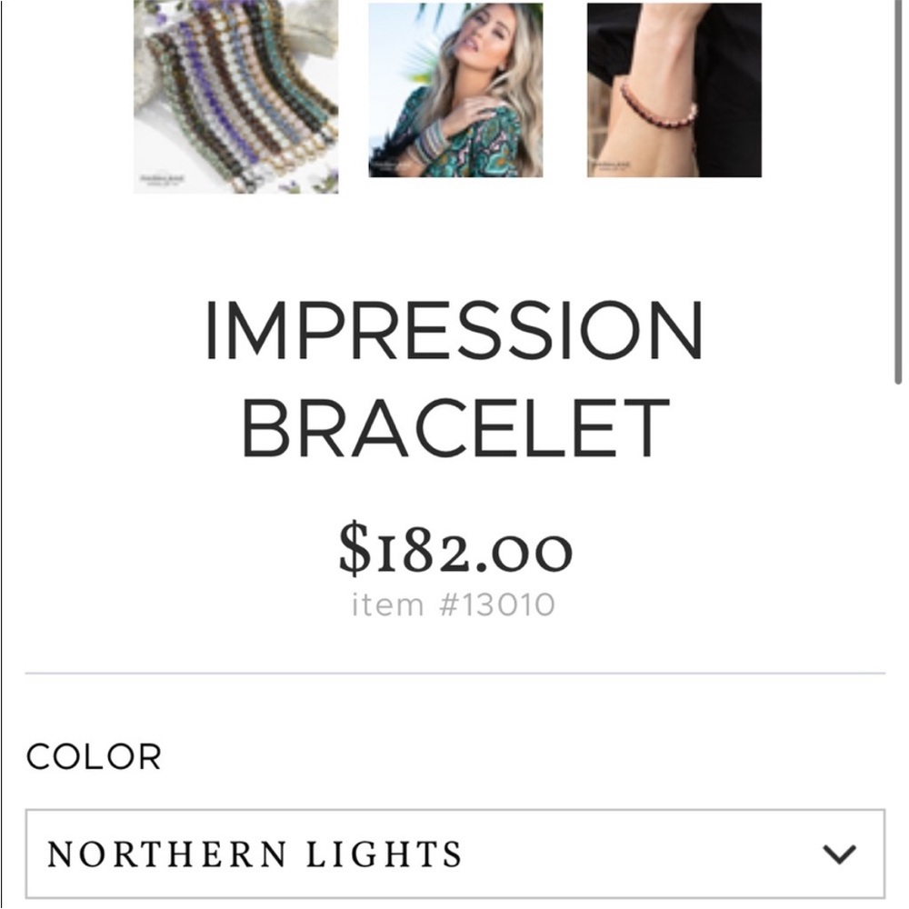 Park Lane Blue Impression Bracelet - Picture 5 of 5
